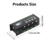 4-Kanal DMX512 RJ45 Ethercon Signal Extender RJ45 Ethercon Kabeladapterbox für Studioaufnahmen