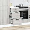 Kitchen Base Cabinet Kalmar Grey Sonoma Particleboard