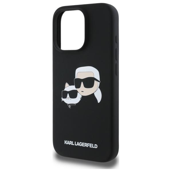 Etui do iPhone 16 Pro Karl Lagerfeld Silicone MagSafe czarne