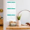 3 Month 2026 Calendar - 2026 Wall Calendar from January 2026 - December 2026, 3-Month Display Calendars (Folded In a Month), 11.3" X 26" (When