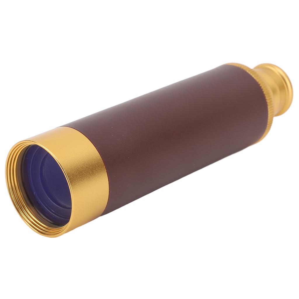 Pirate Monocular Telescope Handheld Monocular Telescope Compact Zoomable Metal Body 25x30 Collapsible 126m/1000m for Traveling