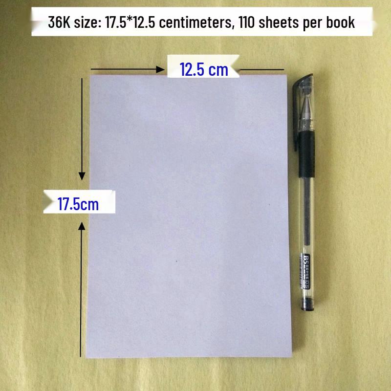 Super Value Thick Note Paper Notebook - 110 Blank Sheets