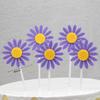 Sunflowers, Cake Baking Decoration Cards, Plugins, Sunflower Flags, Dessert Table Decorations, Card Inserts, Set of 5