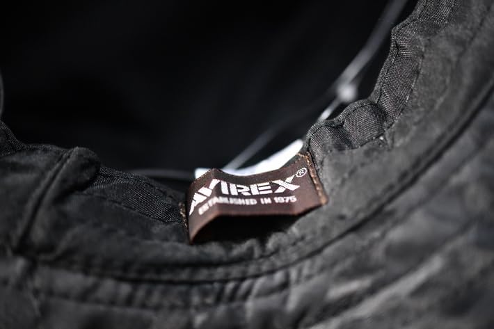 Avirex Safarihut Outdoor NEK 7987988 Shadow Herren Abenteuer/Berg (17158400), Wasserabweisend, Kappe, (JP, Größen 61,0 cm, 63,0 cm, Camo/Schwarz