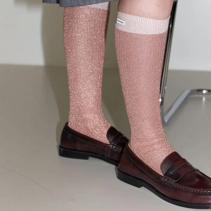 Shining Up Knee Socks_2COL (L253MSC010)
