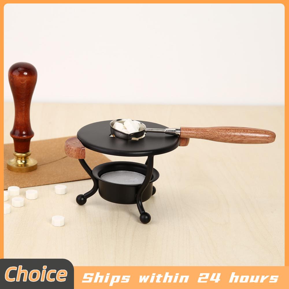 Eco-friends Wax Seal Candle Heater Retro Wax Seal Stamp Sealing Wax Furnace Pot Wood Fire Lacquer Stove Card Making Tools