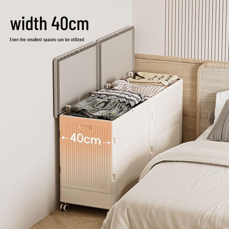 Haixing Large Capacity Folding Plastic Laundry Hamper with Lid