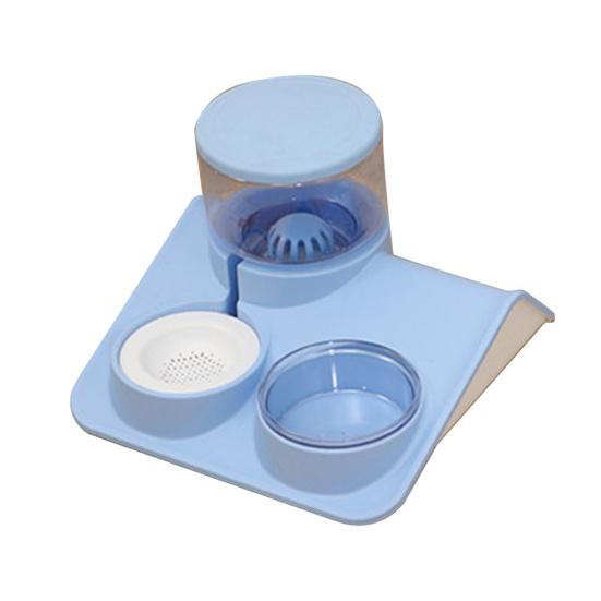 Distribuitor de apă pentru animale de companie cu design 2 în 1, cu gravitație automată