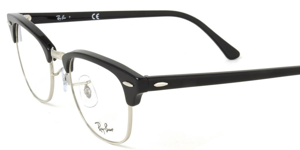 Authorized RX5154 2000 51 size eyeglass frame and blue light blocking lenses UV super clear [Ray-Ban] Retailer (non-prescription, protection,