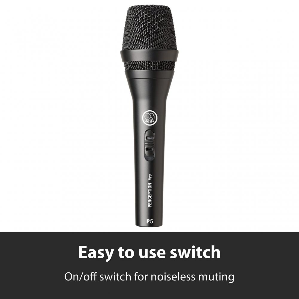 AKG Akage Vocal Supernierenmikrofon P5 S mit Schalter