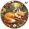 Non-Toxic Aurora Christmas Eve Wooden Jigsaw Puzzle Wood Jigsaw For Adult Kids Round Landscape Exclusive Design Festival Gift Toys