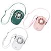 Mini USB Fan,Portable Hands Necklace Fan, Rechargeable Handheld 3 Adjustable Personal Desk