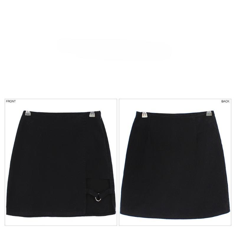 Women's Fashion Casual Solid Color Print Summer Spring Short Skirt