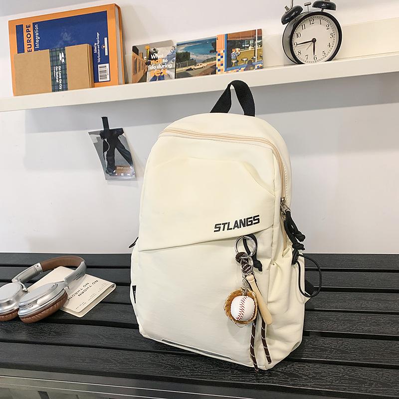 Premium Sense Backpack Female Large Capacity Leisure Student Class Schoolbag Outdoor Mountaineering Lightweight Travel Backpack