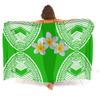 Bikini Coat Anti-Slip Sarong Hawaiian Vintage Pattern Custom Floral Print Polynesian Sarong Summer Beach Soft Shawl
