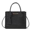 Sac à Bandoulière Femme Motif Crocodile Lettre Édition Coréenne Étiquette Couleur Bonbon Pendentif Couleur Platine Sac