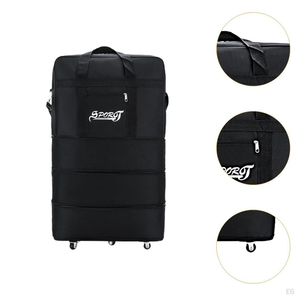 Travel Bag, Handbag with Handle Strap, Wear-Resistant Tote for Storage Organizer Shoes Luggage