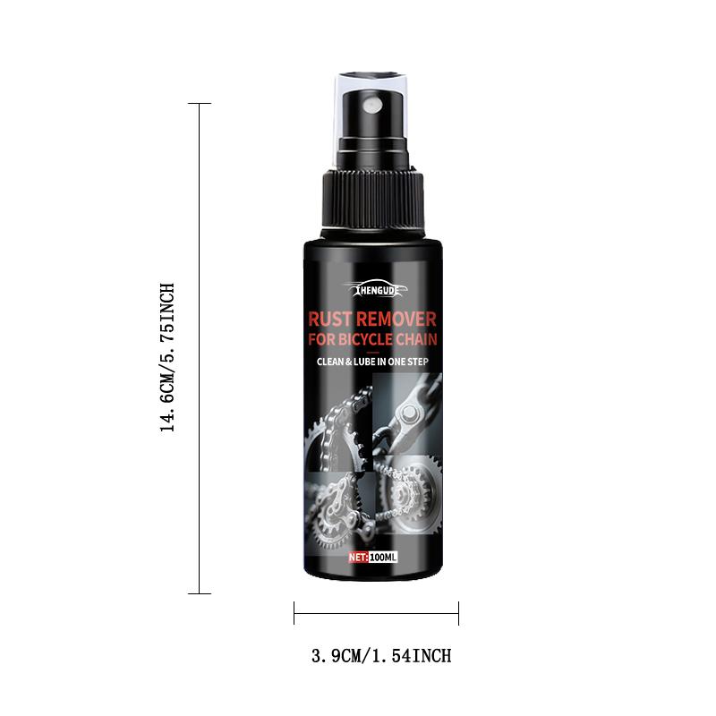 

Magic Rust Remover, Suitable for Bicycle Chains and More - Quickly and Safely Removes Rust, Grease, and Grime from Wheels, Pots, and Shower