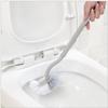 Toilet Plastic Curved Long Handled Toilet Brush Creative Toilet Cleaning Brush No Dead Angle Soft-Bristled Toilet Cleaning Brush