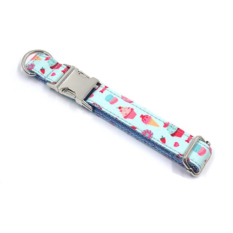 Macaron Ice Cream Laser Engraved Dog & Cat Collar