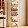 Transparente Schuhbox Magnetverschluss Dickwandige Kunststoff-Aufbewahrungsboxen Figuren-Ausstellungs-Organizer Kosmetik-Vitrine