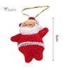 6ks přívěsek na vánoční stromeček třpytivý prášek hromadění dárků rozvržení scény na řetízku Rozkošný vánoční festival Santa Claus přívěsek na panenku Party Favor