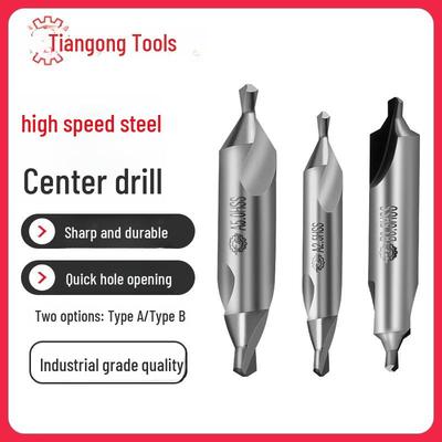 Tiangong Spiralnut Edelstahl Zentrierbohrer für CNC-Drehmaschine