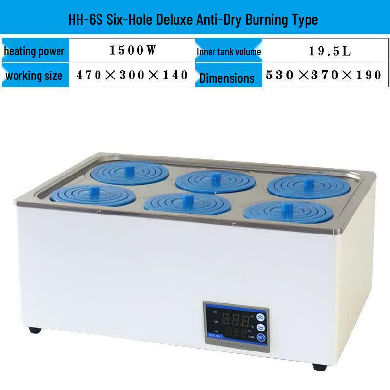 Aokewen HH-6S Deluxe 6-Hole Digital Water Bath