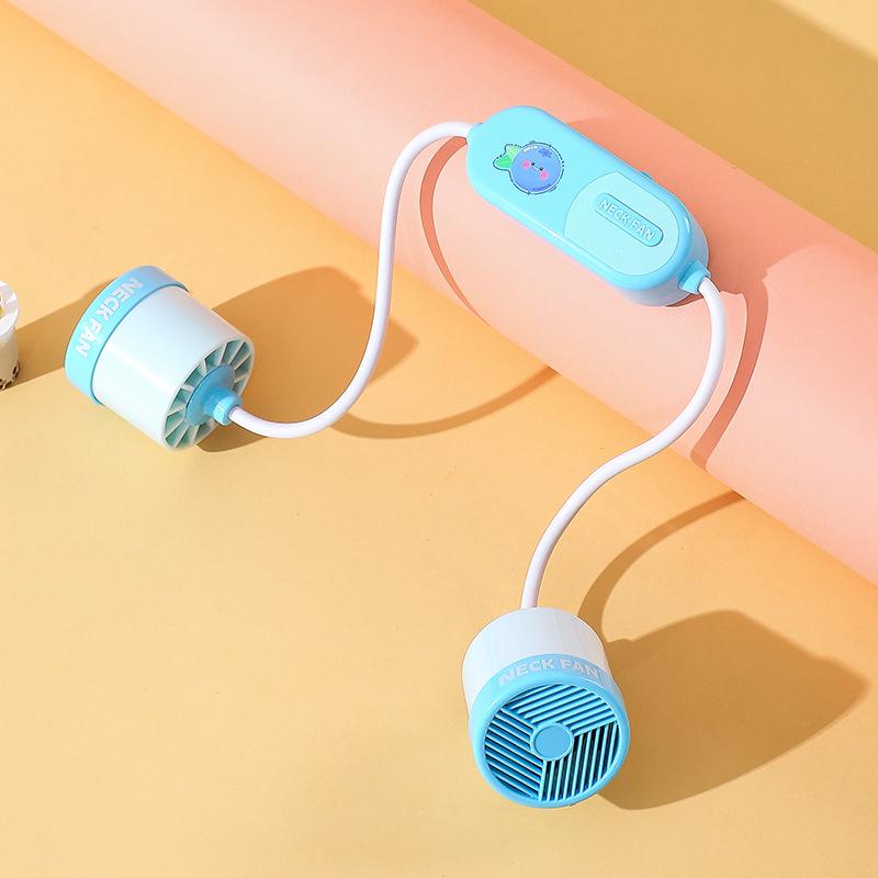 

2026 USB Rechargeable Silent Portable Neck Fan for Travel Factory/Wholesale/Foreign Trade/Cross-border синий