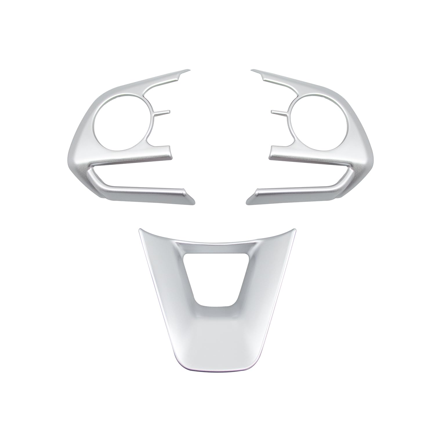 

MEKOMEKO RAV4-FXPY Toyota RAV4 50 Series Dedicated Steering Panel Steering Wheel Switch Cover Garnish серебряный