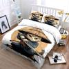 Cat wearing samurai attire. Bedding sets Duvet cover sets Duvet covers Pillowcases(1*Duvet Cover 2*Pillowcases without duvet insert)