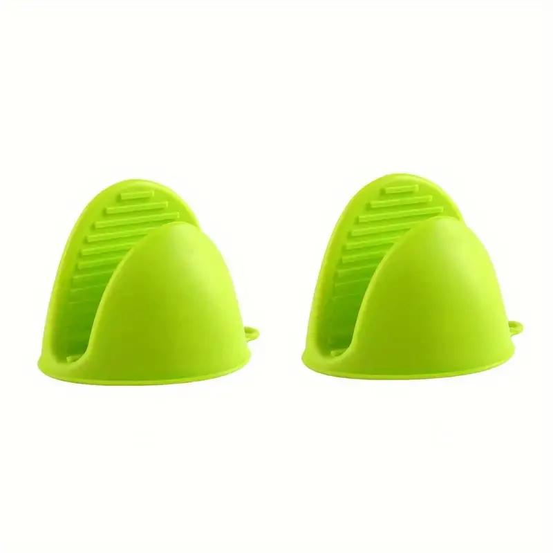 2pcs Oven Mitts Silicone Heat Resistant Clip Gloves Anti-scalding Non-slip Gloves Clip Pot Holders Baking Kitchen Utensils