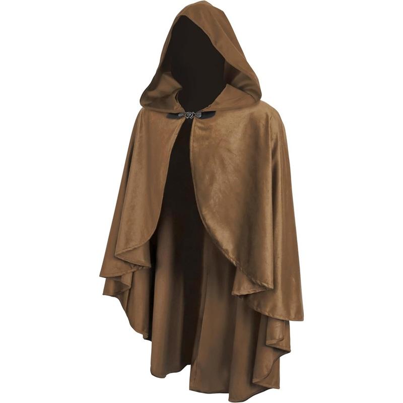 Medieval Halloween Retro Hooded Cape