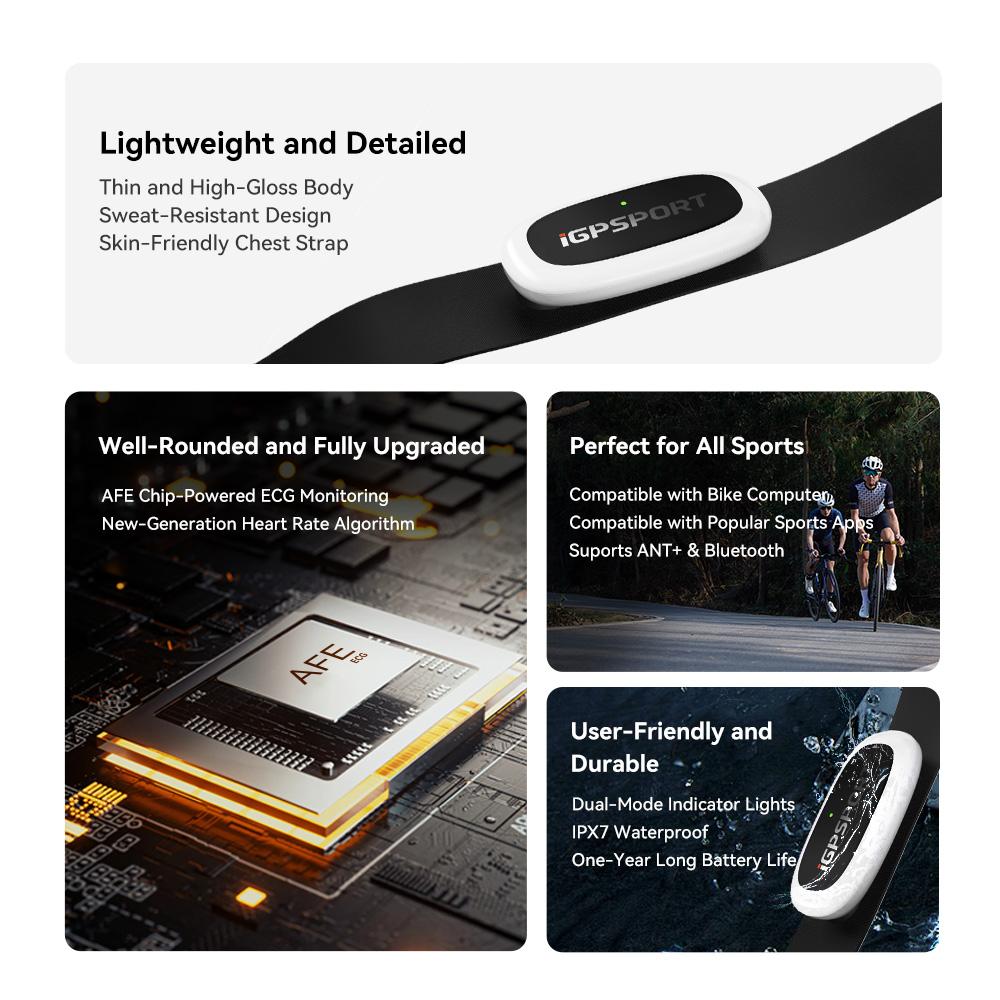 iGPSPORT M80 Bike Mount Bicycle Computer Holder Extender CA070 Cadence Sensor SPD70 Speed Sensor HR50 Heart Rate Monitor