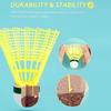 7-piece Set Glowing Badminton Shuttlecock Dark Night Glow Birdies Lighting For Indoor Sports Activities Kids & Grown-ups Badminton Accessories