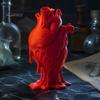 Dark Decor for Haunted House 3D Printed Human Heart Model, Anatomical Figurine, Decorative Sculpture Creative PLA with Dripping Blood Design