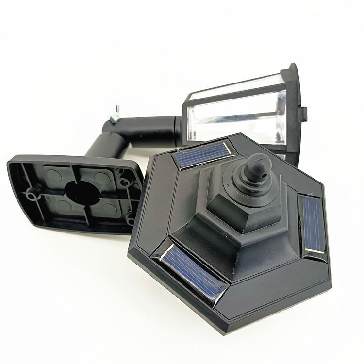 Solar LED Hexagonal Wall Light for Garden and Villa Decoration