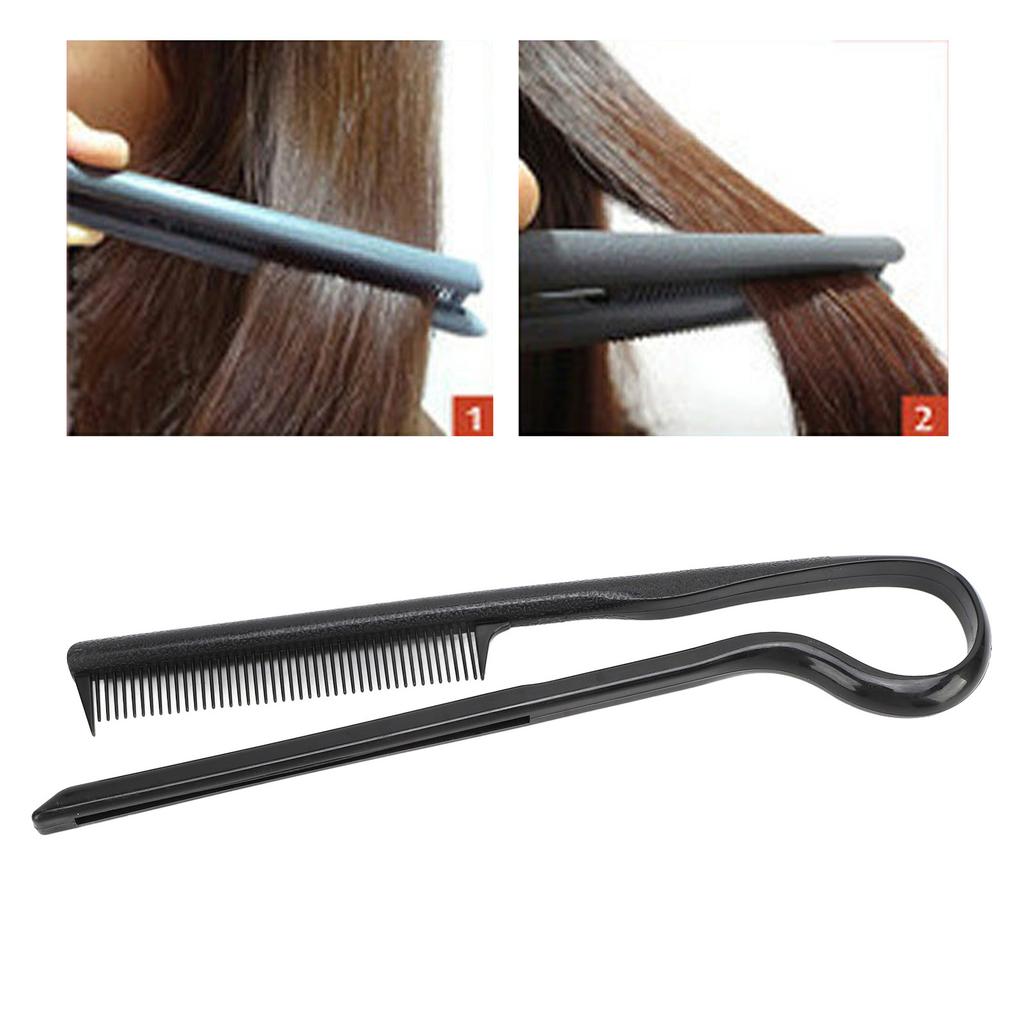 10Pcs V Shaped Styling Hair Comb Plastic Round Teeth Heat Resistant Comb for Hair Straightening Styling