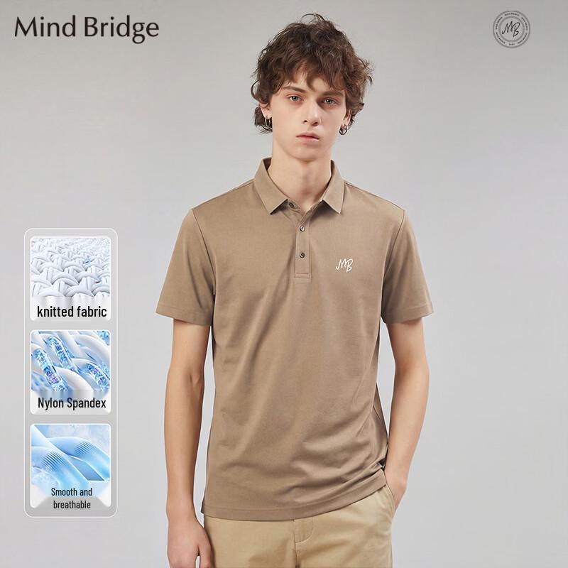 Mind Bridge Men s Summer Polo Shirt L
