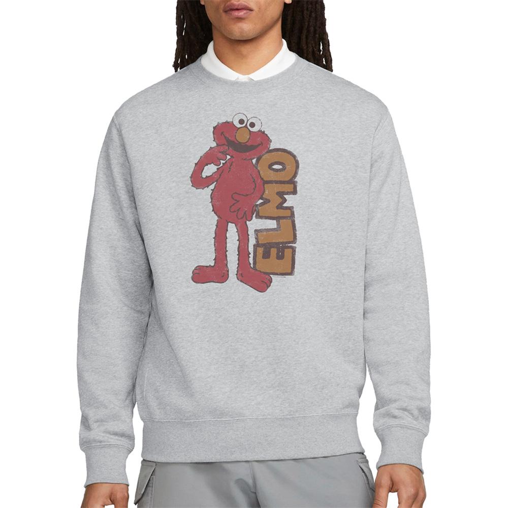 Sesamstraße Unisex Erwachsenen Elmo Vintage Sweatshirt