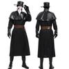 Mittelalterliches Steampunk Pestdoktor-Kostüm für Erwachsene mit langem Schnabel