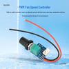 DC5-12V PWM Lüfterdrehzahlregler mit Schalter und Geräuschreduzierung für 4-Draht Lüfter