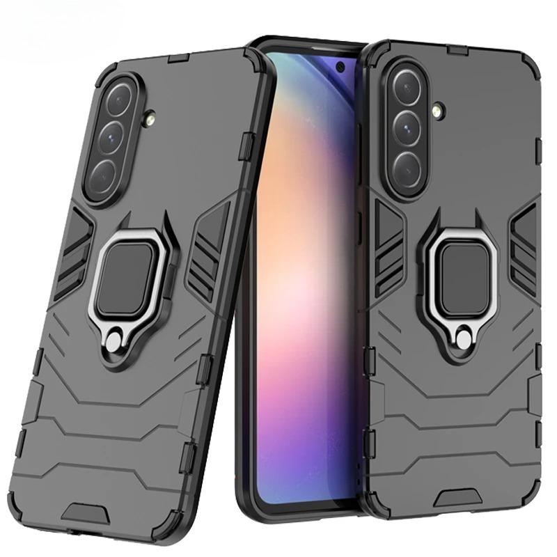 For Samsung Galaxy A56 Case Armor PC Magnetic Suction Stand Full Back Cover For Samsung A56 A36 A26 5G Case For Samsung A56 Case