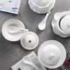 ZISIZ European Gilt Bone China Dessert & Stew Bowl Set