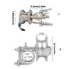 Sliding Gate Rollers Replacement Chain Link Rolling Gate Track For Quiet Fence And Yard Gate Movement Enduring M4YD