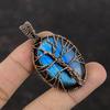 Tree Of Life Labradorite Pendant Copper Wire Wrapped Pendant Handmade Copper Jewelry Genuine Gemstone Pendant Gift For Her Wire Wrap Jewelry