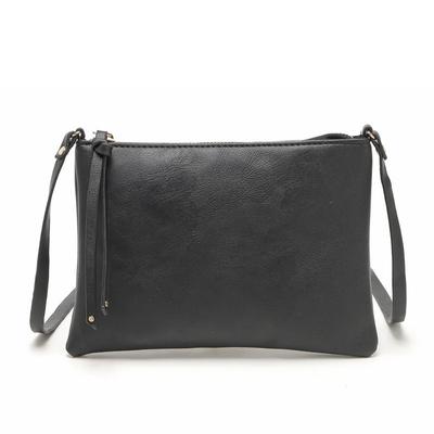 Borsa a tracolla da donna in pelle sottile e vintage a busta, borsa a spalla, borsa a mano, portafogli, borsa a mano