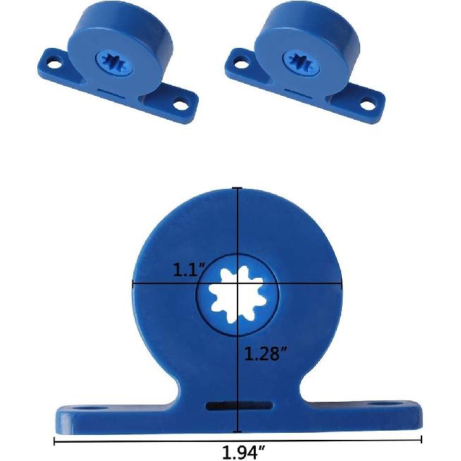 Gekufa Pool Cleaner Replacement kit Compatible with Polaris 180, 280 Including 3 Pcs C6 Large Wheels,8 Pcs C60 Wheel Ball Bearings,2 Pcs C80 Turbine