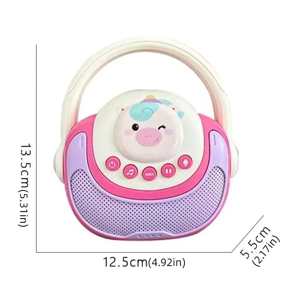 Aufnehmbares Karaoke Kinderspielzeug Handy verbinden Karaoke-Maschine Gesangsmaschine Kindergesang