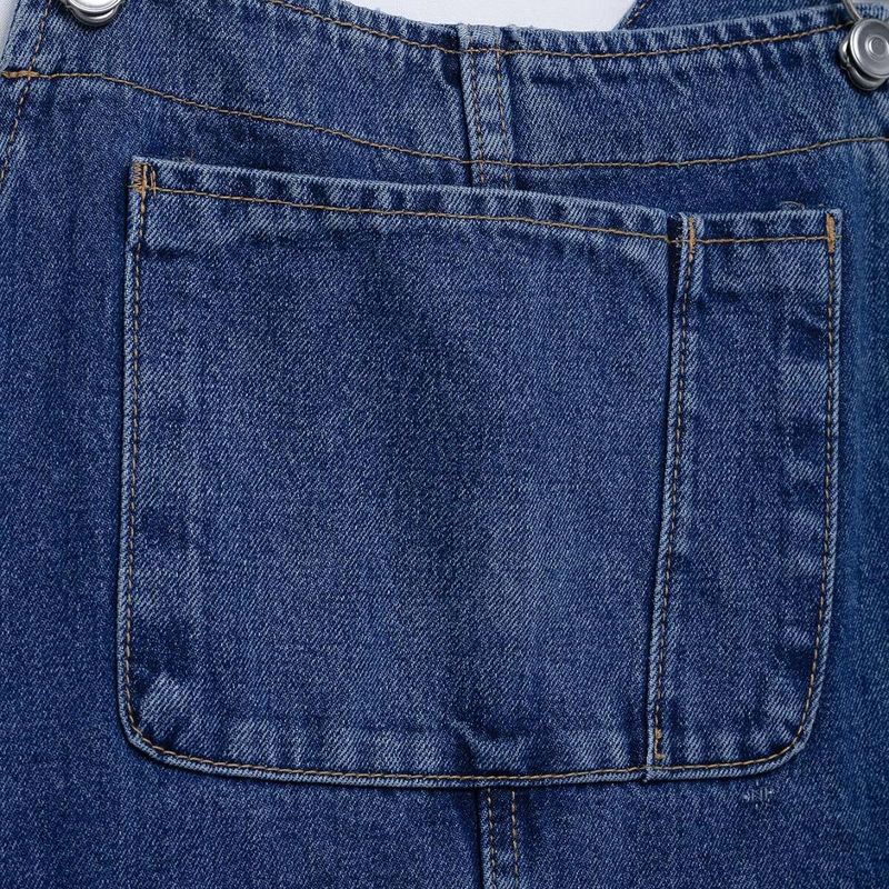 Kaslead New Arrival Women's Clothing Fashion Style Fashion Minimalist Long Denim Jumpsuit 8197081